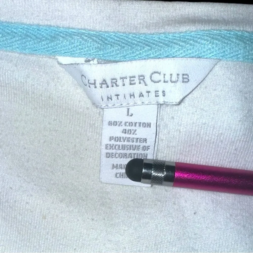 Charter Club Sleepwear l Long-sleeve PJ, Nightgown l Puppy on a Sled l L l EUC